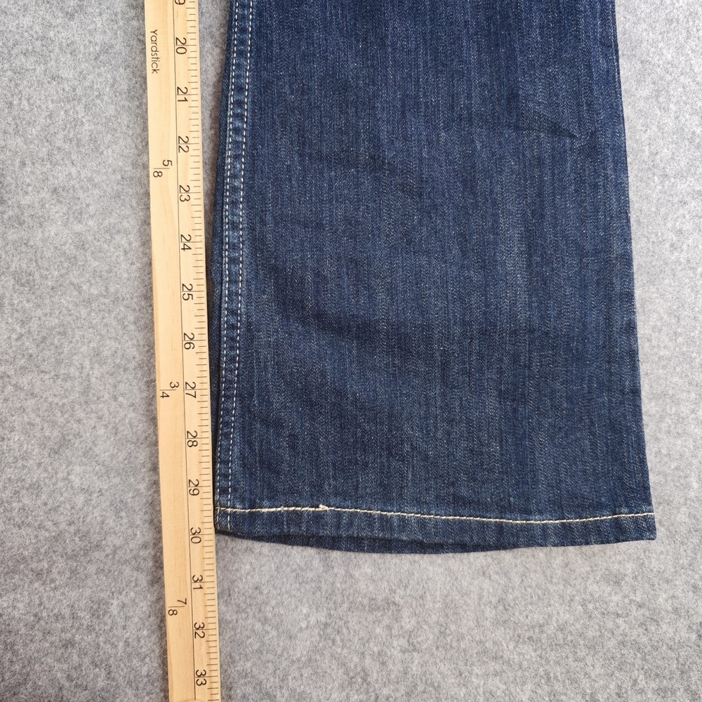 Levis 518 Superlow Jeans‎ Women's 30x30 Bootcut Dark Wash Mid Rise (33x30) - Picture 9 of 13